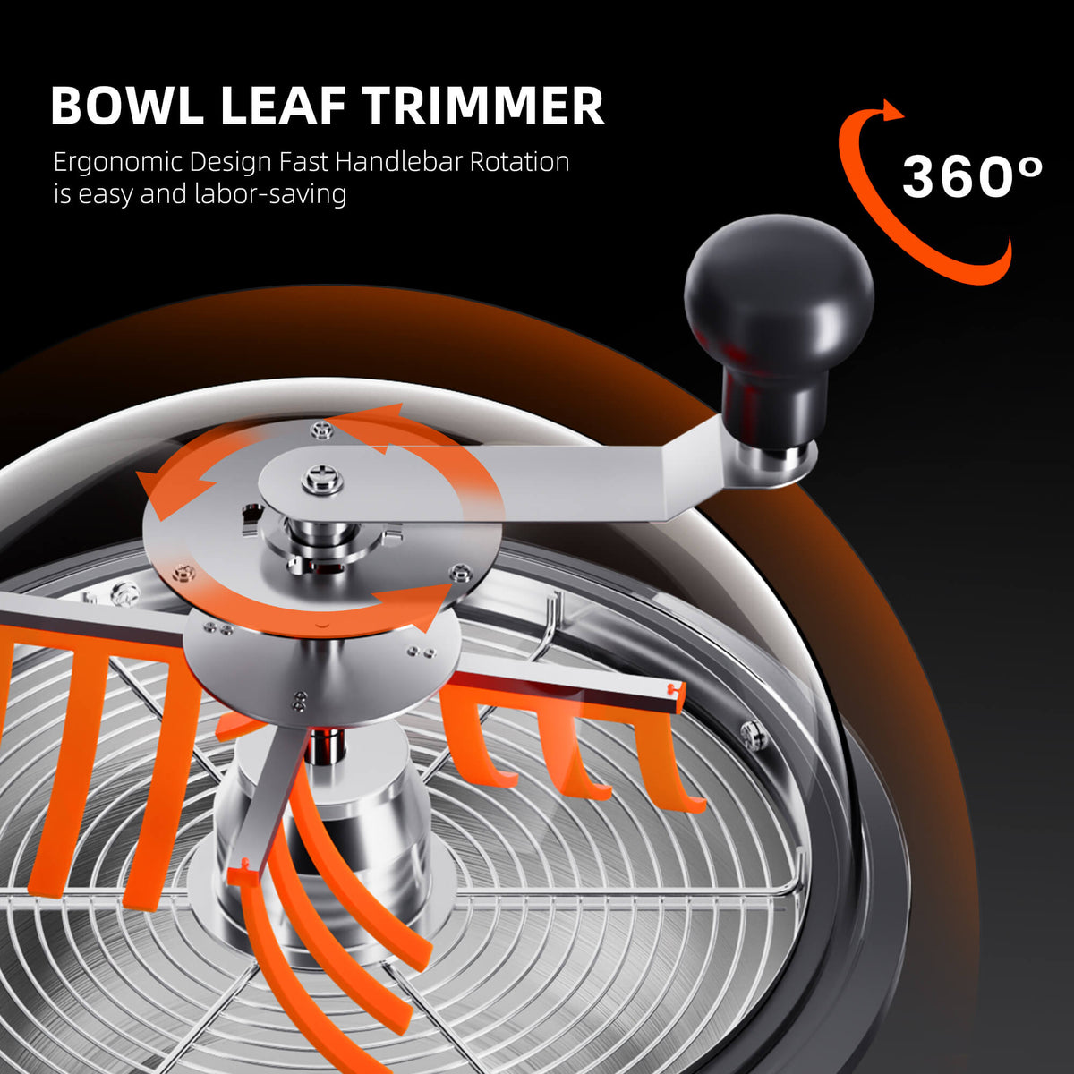 
                  
                    Spider Farmer 13” (Ø 33 cm) Bud Leaf Bowl Trimmer,Twist Spin Cut with Clear Visibility Dome
                  
                