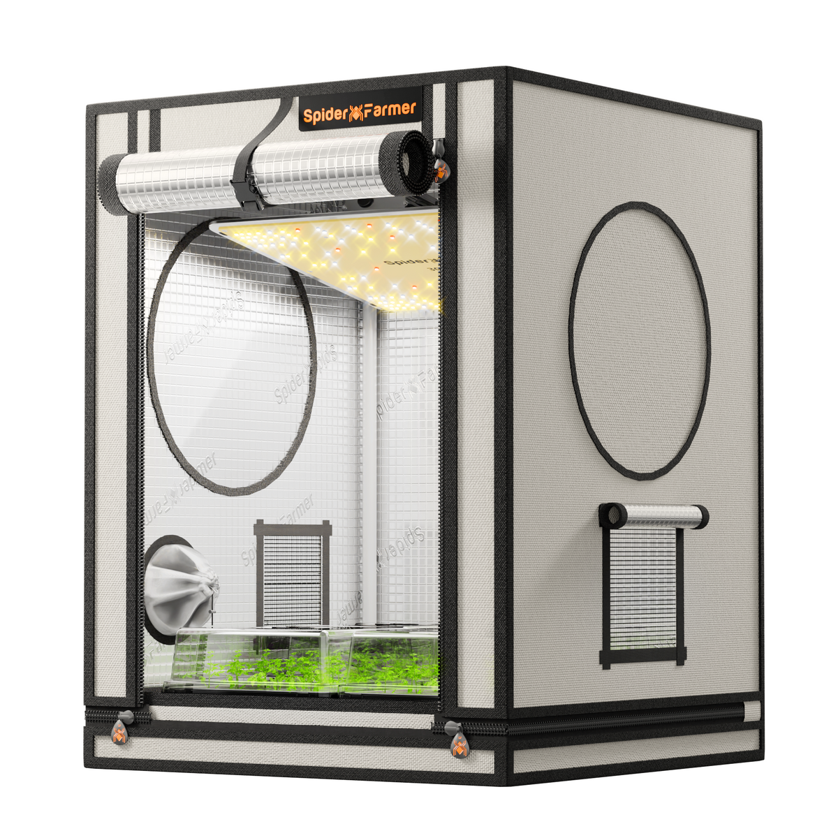 
                  
                    Spider Farmer 60x60x80cm Indoor Mini Grow Tent 2000D Oxford Cloth High Reflective Cloning Growzelt Seedling Vegetable Grow Box
                  
                