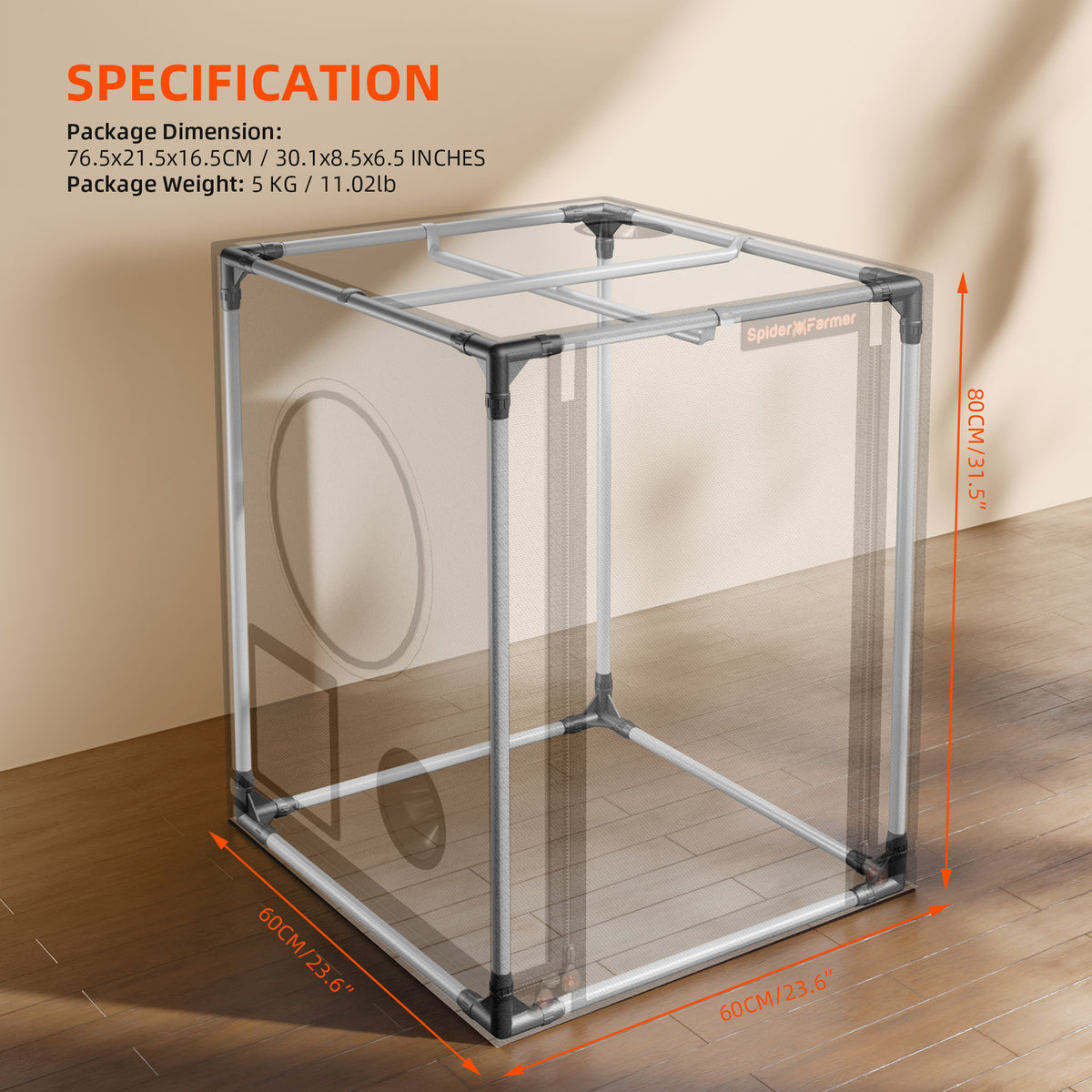 
                  
                    Spider Farmer 60x60x80cm Indoor Mini Grow Tent 2000D Oxford Cloth High Reflective Cloning Growzelt Seedling Vegetable Grow Box
                  
                