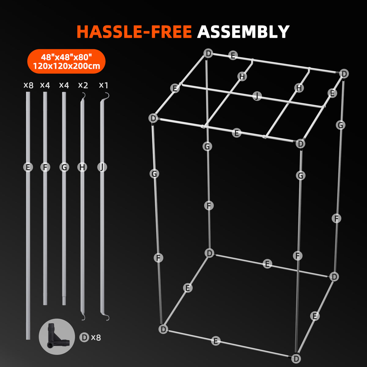 
                  
                    Spider Farmer 120x120x200cm Complete Grow Tent Kit I SE5000 480W Led Grow Light I New 6” Ventilation System Abluftventilator with GGS Controller
                  
                
