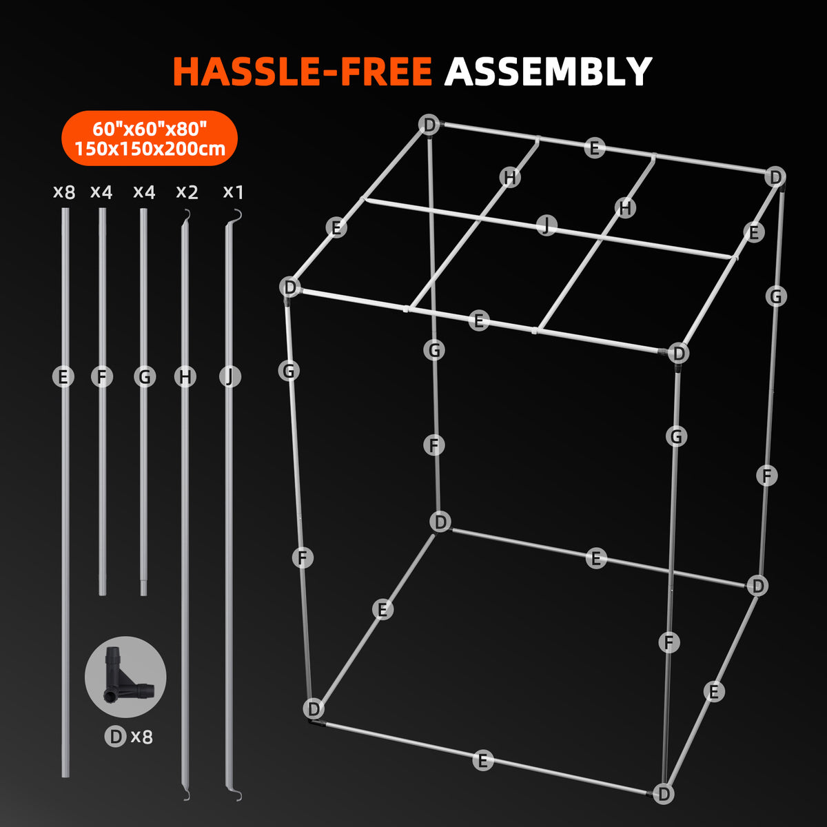 
                  
                    Spider Farmer® Automatisiertes Growbox-Komplettset – 150×150×200 cm für 9 Pflanzen | G8600 800W Vollspektrum-LED-Pflanzenlampe | 6″ Clip-Ventilator | 6″ Belüftungssystem mit GGS-Klimacontroller
                  
                