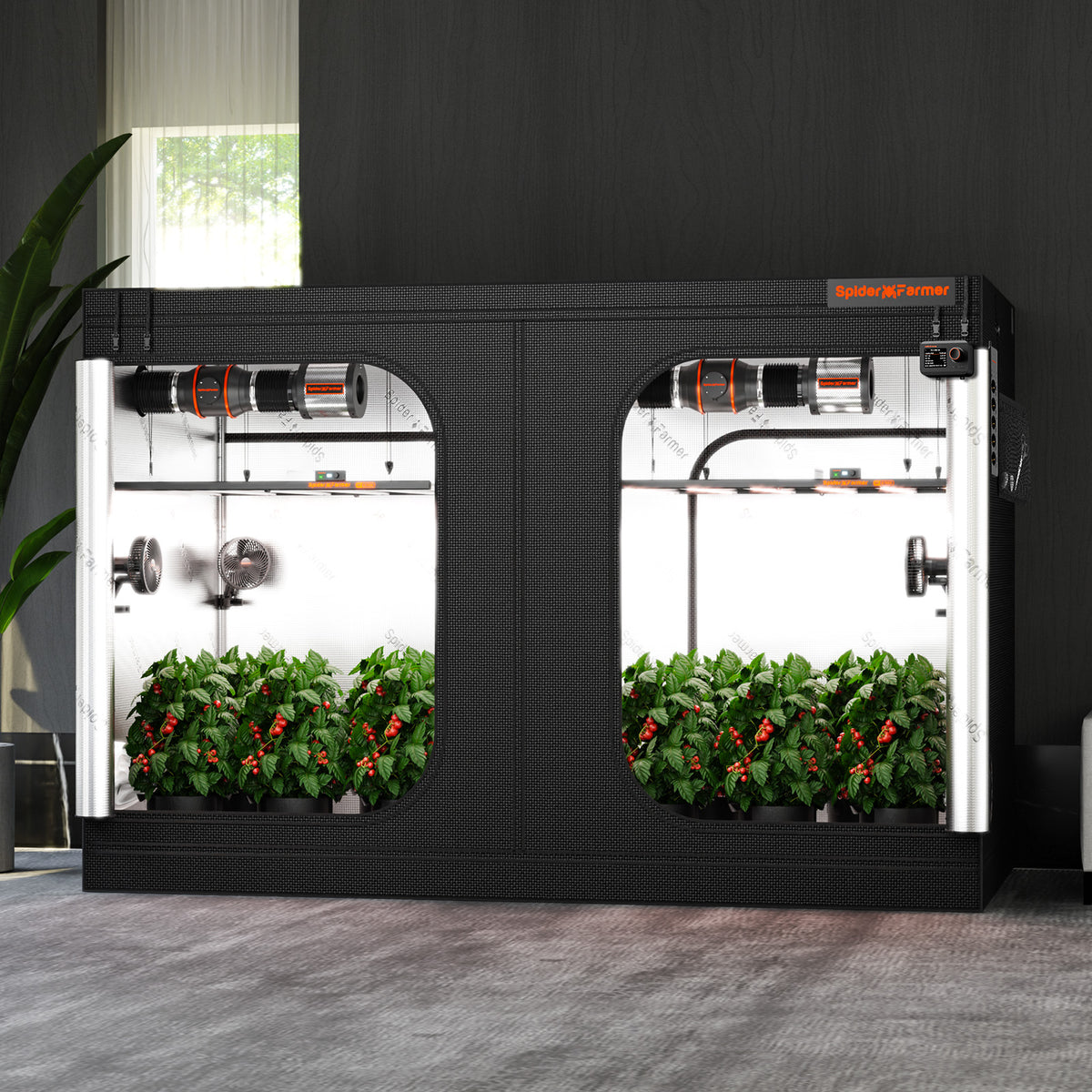 
                  
                    Spider Farmer 300x150x200cm Indoor Grow Tent 1680D Hydroponic Plant Room for Optimal Plant Growth & Climate Control Grow Box
                  
                