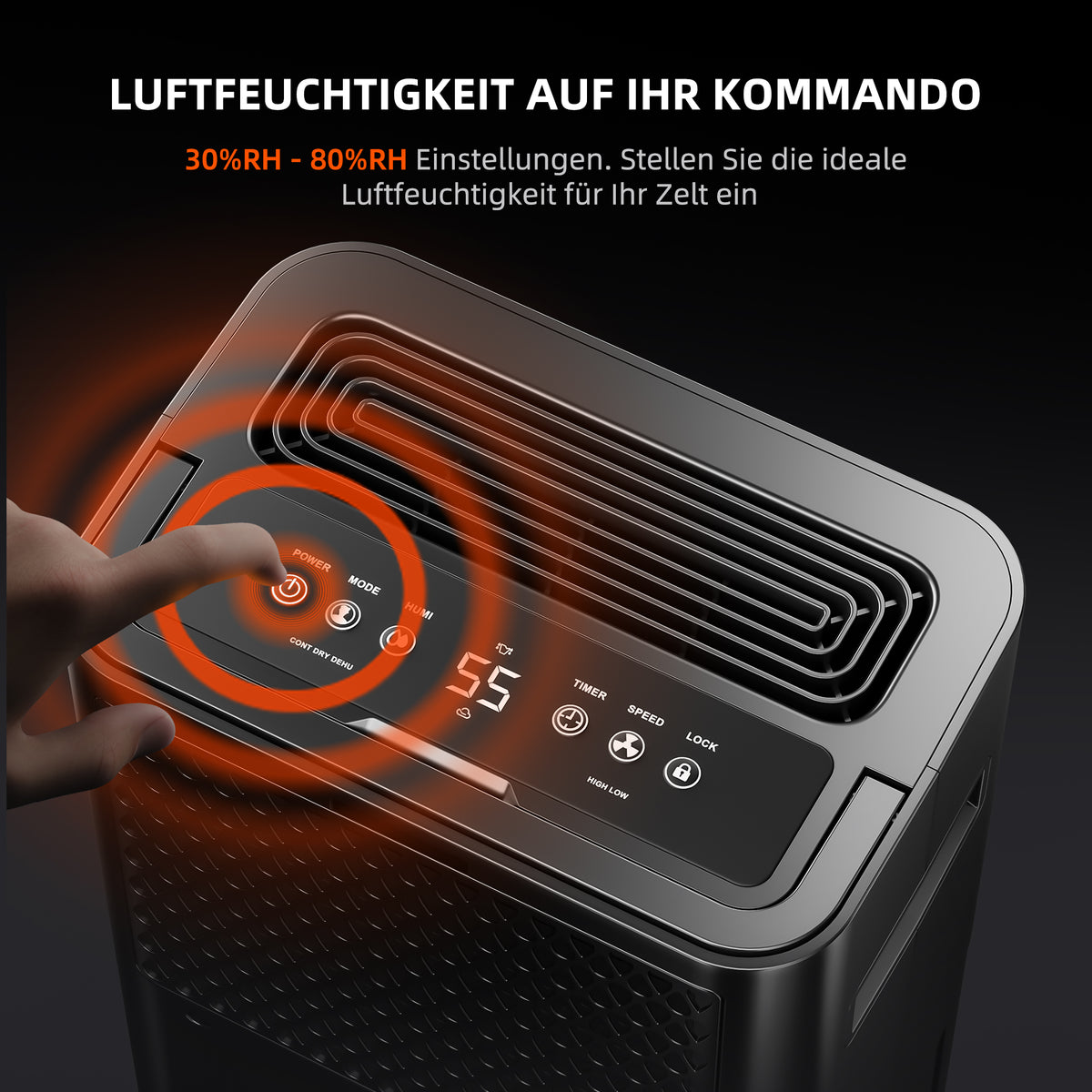 
                  
                    Spider Farmer® 32-Pint Dehumidifier | Luftentfeuchter | Déshumidificateur – Smart APP Control with RJ12 Cable & Drain Hose / mit Ablaufschlauch / avec tuyau de vidange,Ideal for Grow Tent & Grow Room
                  
                