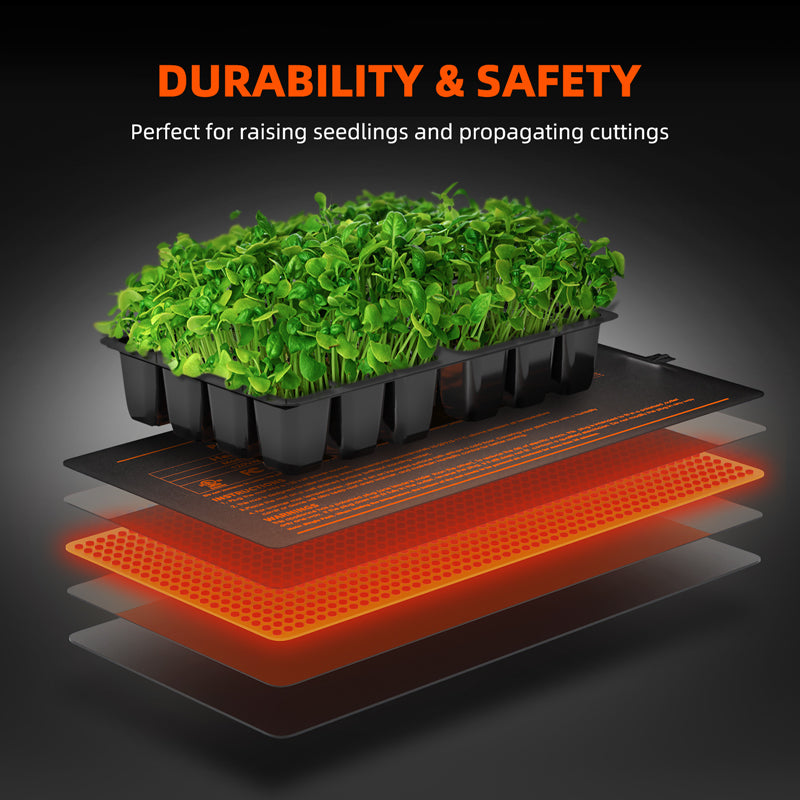
                  
                    Spider Farmer 52 X 25cm Seedling Heat Mat With 4 Pack Seed Starter Trays
                  
                