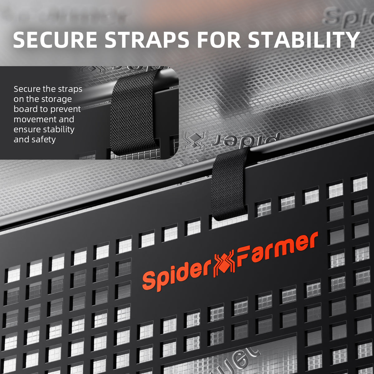 
                  
                    Spider Farmer® Genius Grow System Gear Board for Grow Tent – Wall-Mounted Organizer for Controllers & Power Supplies
                  
                