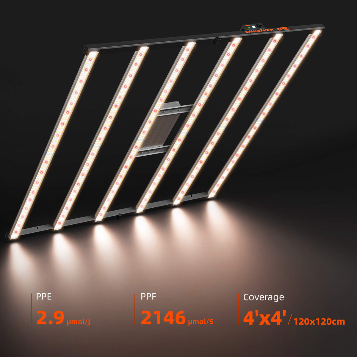 
                  
                    Spider Farmer 150x150cm Complete Grow Tent Kit I SE7000 730W LED Grow Light I New 6″ Inline Fan with GGS Controller Growbox Komplettset
                  
                