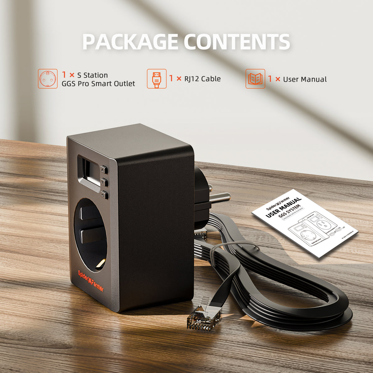 
                  
                    Spider Farmer S-Station | Wi-Fi & Bluetooth Timer, Smart Plug Controller 3680W 16A for Indoor Growing, Supports Temperature & Humidity Sensor-Based Automation, for Digital Devices Connection and Smart Control via Spider Farmer APP
                  
                