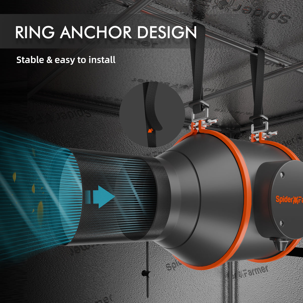 
                  
                    Spider Farmer® 120x60x180cm Complete Grow Tent Kit丨SF2000 301H EVO Full Spectrum LED Grow Light丨2025 6” Clip Fan丨4” Ventilation System with Speed Controller
                  
                