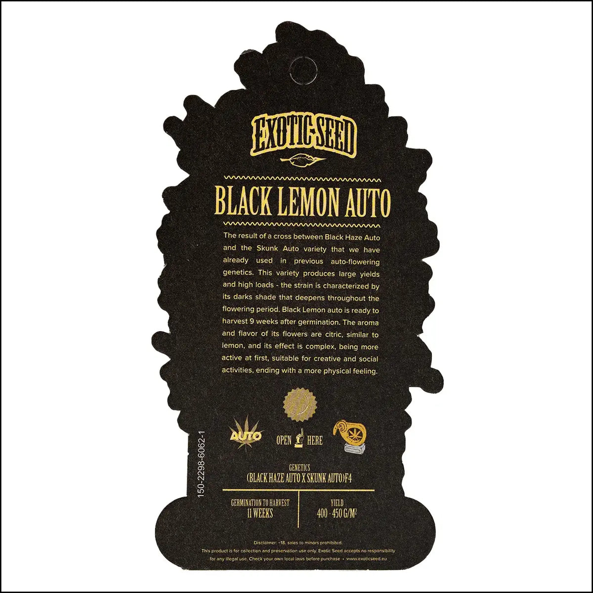 
                  
                    Exotic Seed - BLACK LEMON - Automatic
                  
                