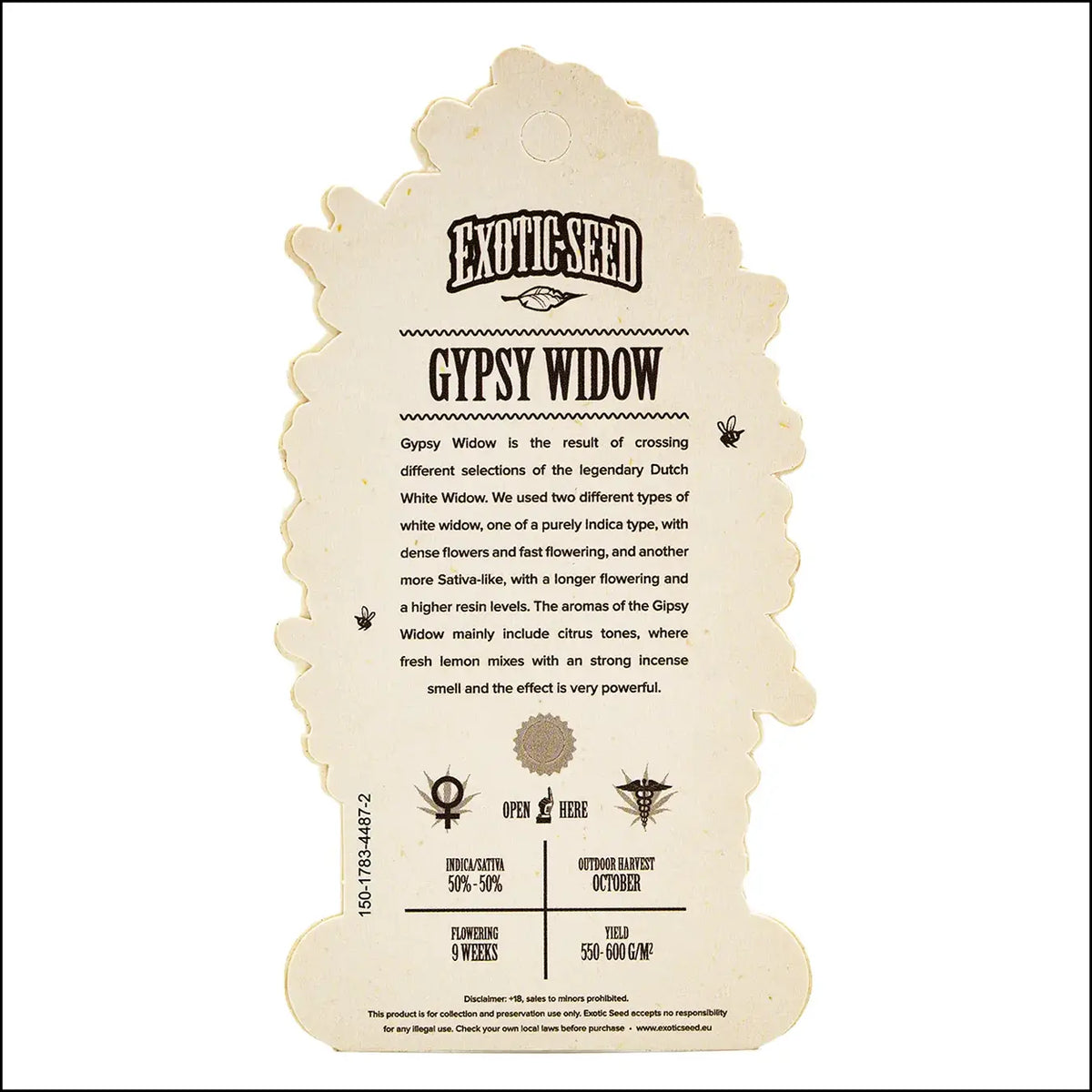 
                  
                    Exotic Seed - GIPSY WIDOW - Feminisert
                  
                