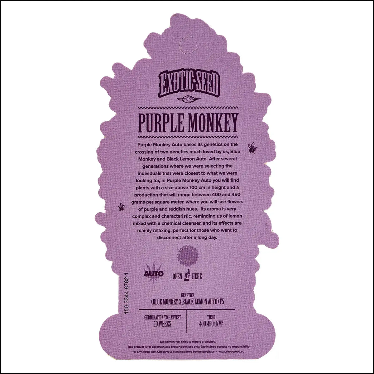 
                  
                    Exotic Seed - PURPLE MONKEY - Automatic
                  
                