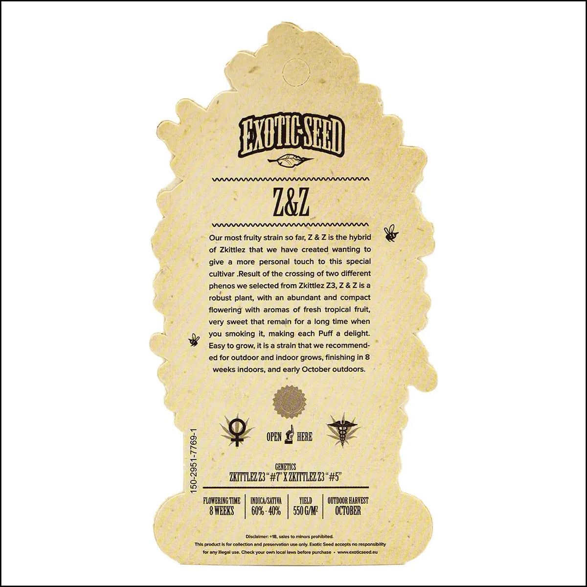 
                  
                    Exotic Seed - Z&Z - Feminisert
                  
                