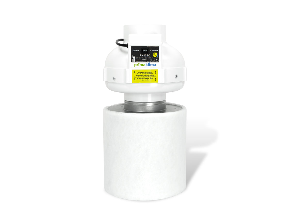 Prima Klima II Speed Ventilator +  Filter Set 360m3/h