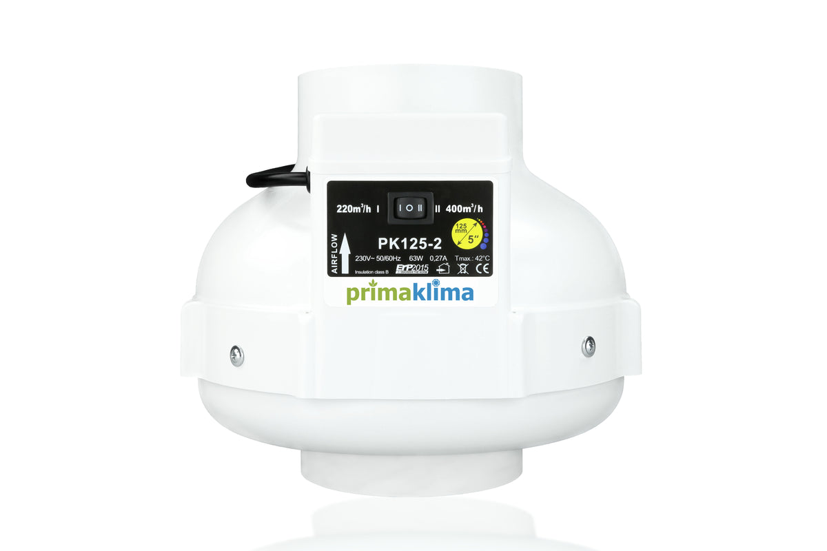 Prima Klima II Speed radial Ventilator 125 220-400m3/h