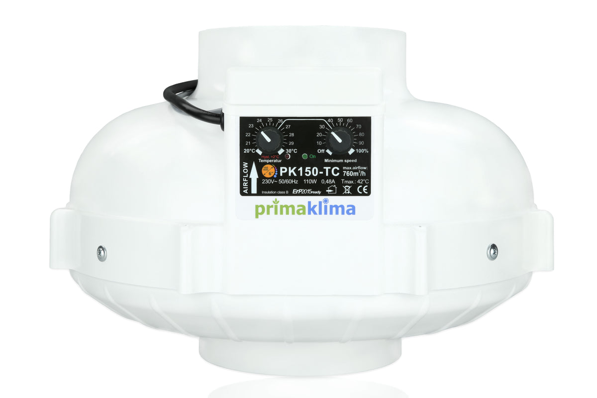 Prima Klima Fan 150 760m³/ h Temp. Controlled
