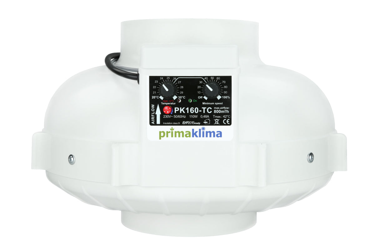 Prima Klima Fan 160 820m³/ h Temp. Controlled