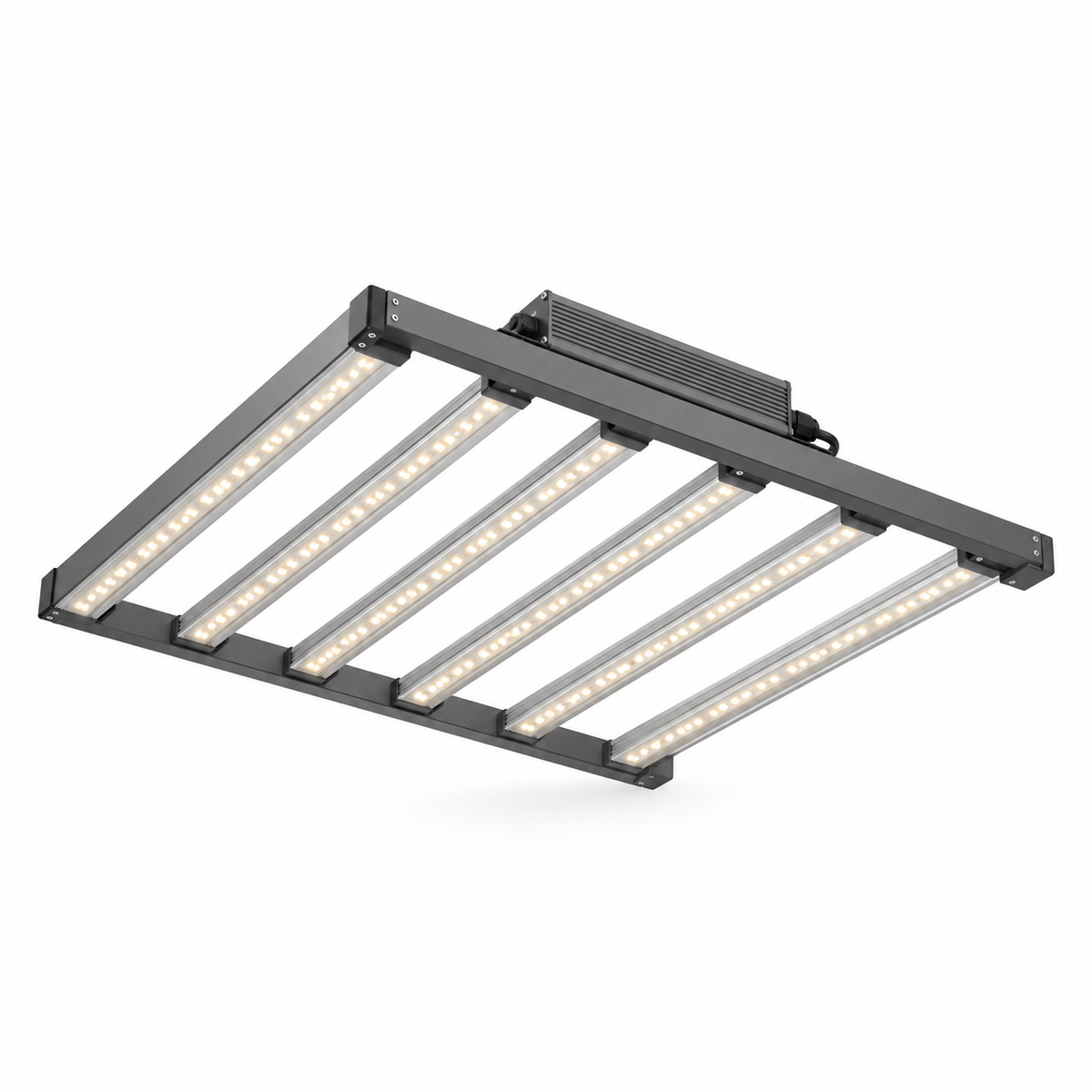 LED-Pflanzenlampe auf weißem Hintergrund – Symbolbild für Leuchtmittel