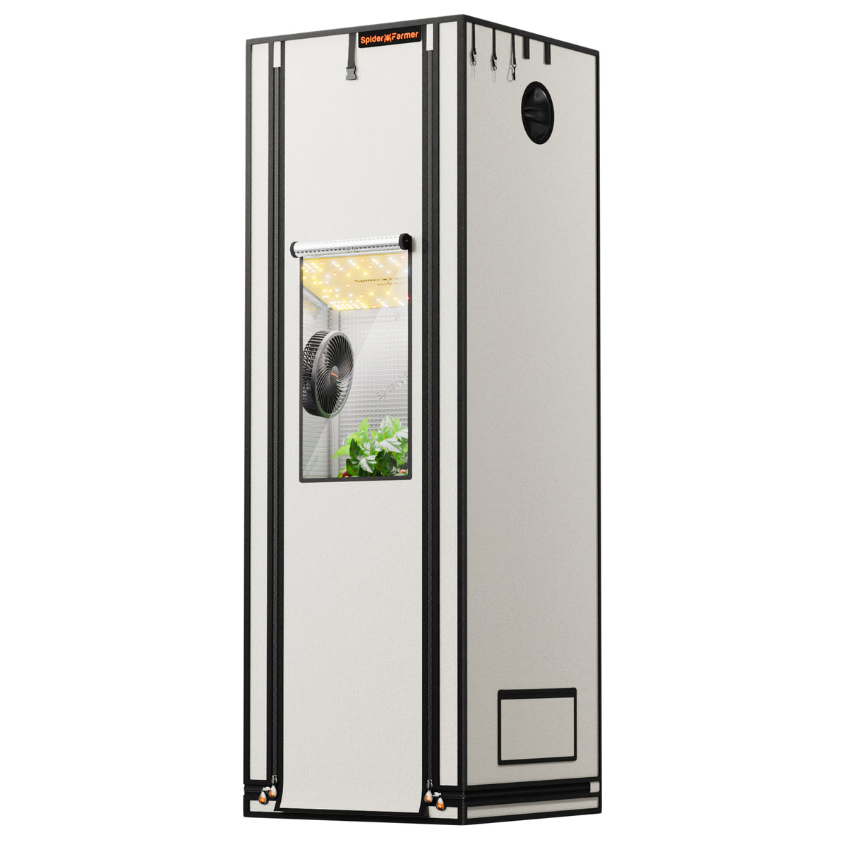 
                  
                    Spider Farmer 60x60x180cm Pro Indoor Grow Tent Growzelt 2000D High Reflective Plants Grow Box
                  
                