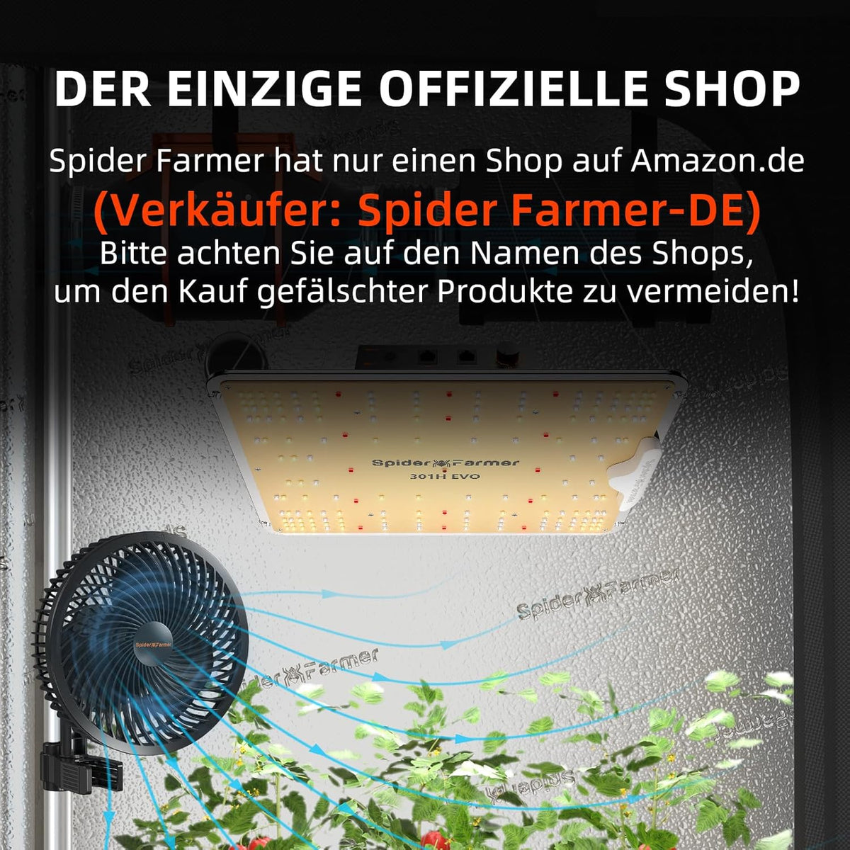
                  
                    Spider Farmer® 70x70x160cm Komplettes Grow Box-Set With GGS AC5 Power Strip Kit丨SF1000 Samsung 301H EVO Vollspektrum-LED丨6” Clip-Ventilator丨4” Grow Ventilator-System mit Drehknopfsteuerung
                  
                