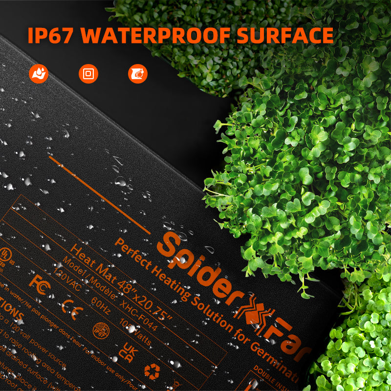 
                  
                    Spider Farmer 121 X 52cm Seedling Heat Mat With 4 Pack Seed Starter Trays
                  
                